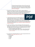 Midterm Sample Options and Derivatives