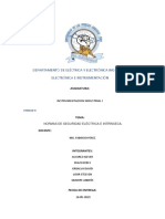 Grupo 3 Normas de Seguridad Eléctrica Intrínseca