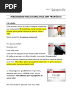 01_Gênesis 1.26-31_Perdendo o Peso de Uma Vida Sem Propósito