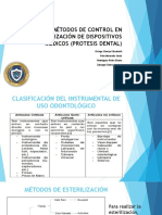 Procesos y Métodos de Control en La Esterilización