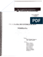 Programa de Estimulación Temprana