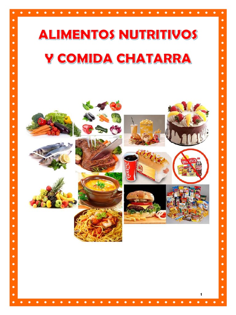 Monofrafia Alimentos Nutritivos Y Comida Chatarra5 1 Bulimia
