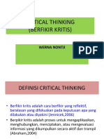 Critical Thingking