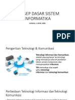 01 - Konsep Dasar Sistem Informatika-1 PDF