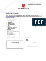 Formulir Biodata Calon Peserta PDF