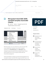 Mengubah AutoCAD 2015 Menjadi Tampilan AutoCAD Classic - CSTC - Knowledge Base