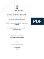 Diseño y construcción de un separador magnético para minerales