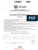 2018 IPSM Procurador Prova PR Itica