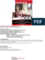 UK DBA Programme Preview