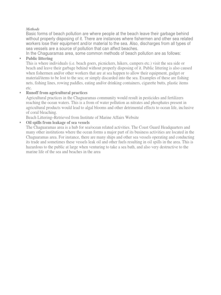 Public Littering Methods PDF