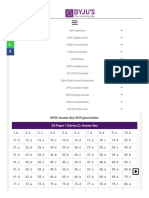 UPSC Answer Key 2019 - IAS Prelims GS 1 and CSAT: Type Your Search