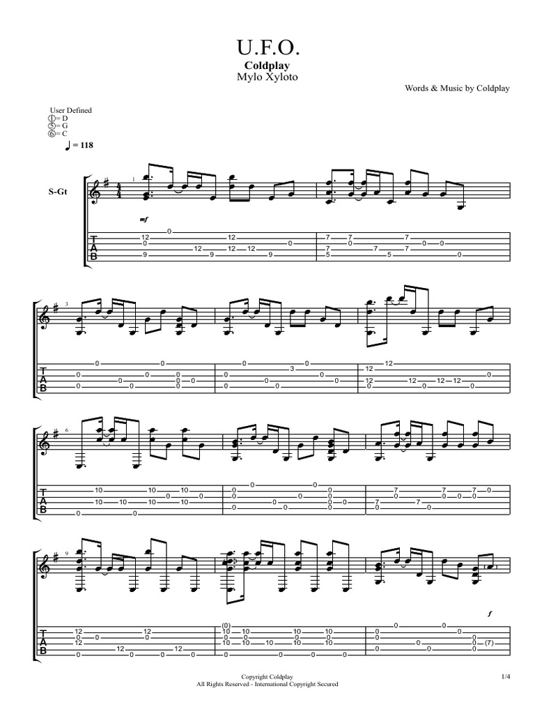 Coldplay Ufo PDF