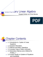 Elementary Linear Algebra: Howard Anton Chris Rorres