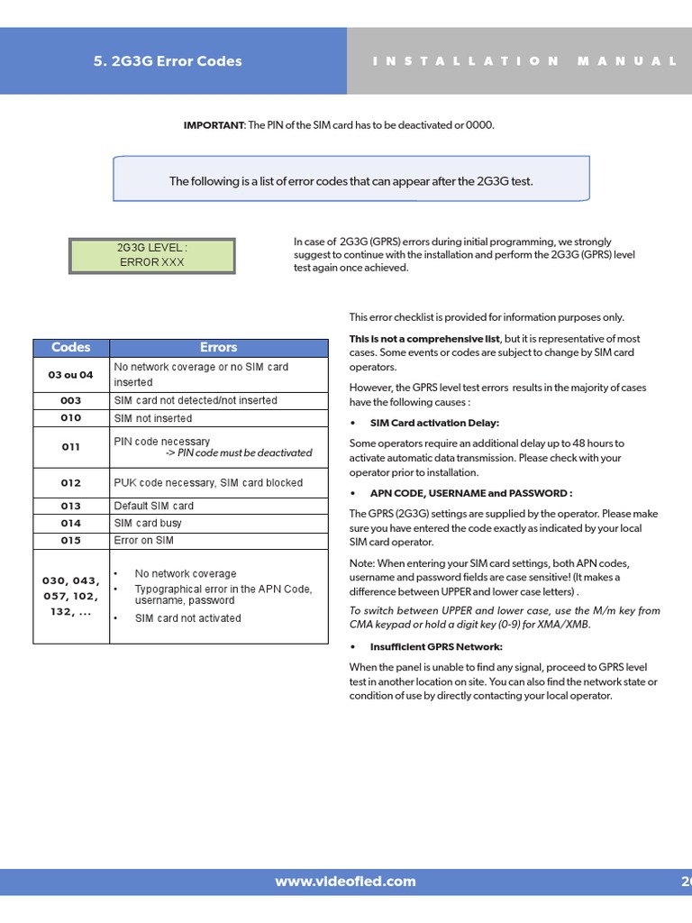 2G3G Error Codes and Solutions | PDF | General Packet Radio Service ...