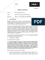 Opinión OSCE 071-12-2012 - Ejecución de La Garantía de Seriedad de Oferta