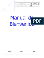 Manual de Bienvenida