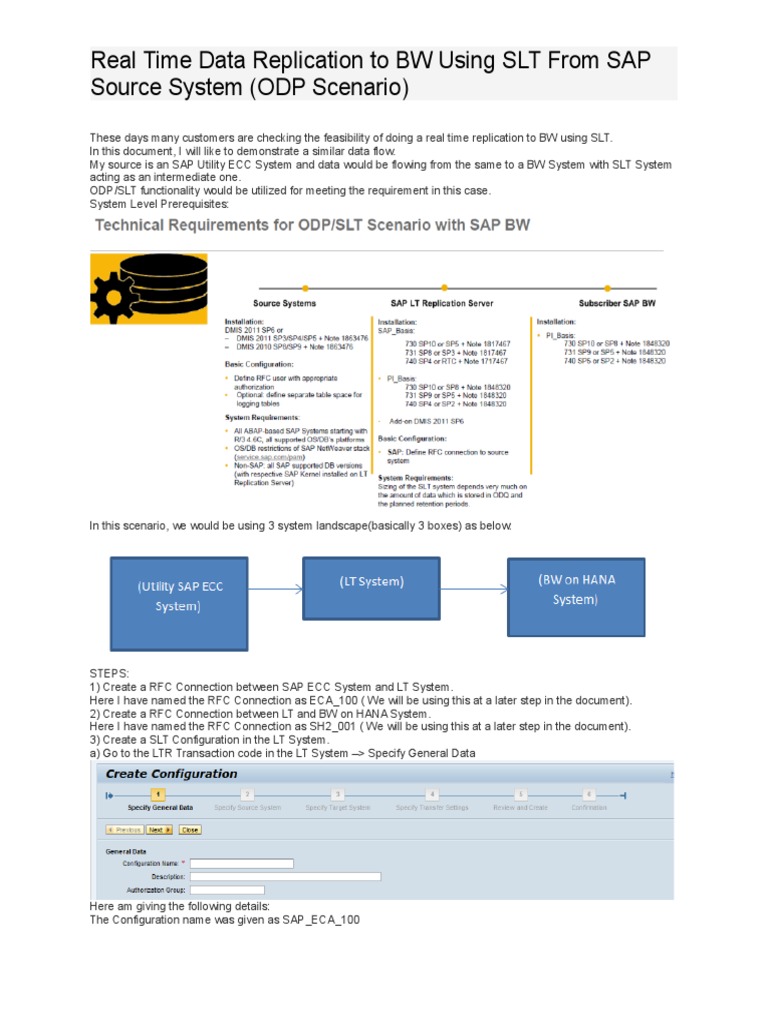 Real-Time Data Replication with SLT | PDF | Software Engineering ...