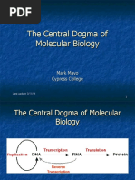 Central Dogma of Molecular Biology