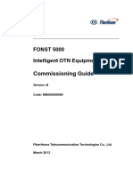 FONST 5000 Intelligent OTN Equipment Commissioning Guide (Version B)