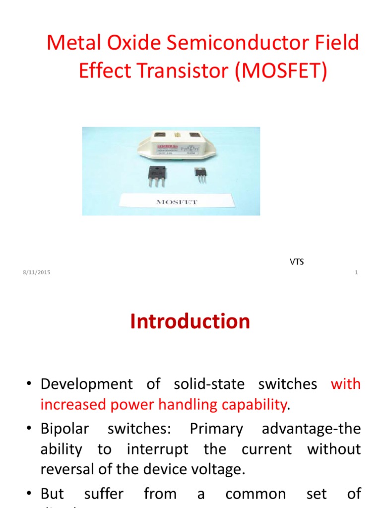 Metal Oxide Semiconductor Field Effect Transistor (MOSFET) | PDF ...