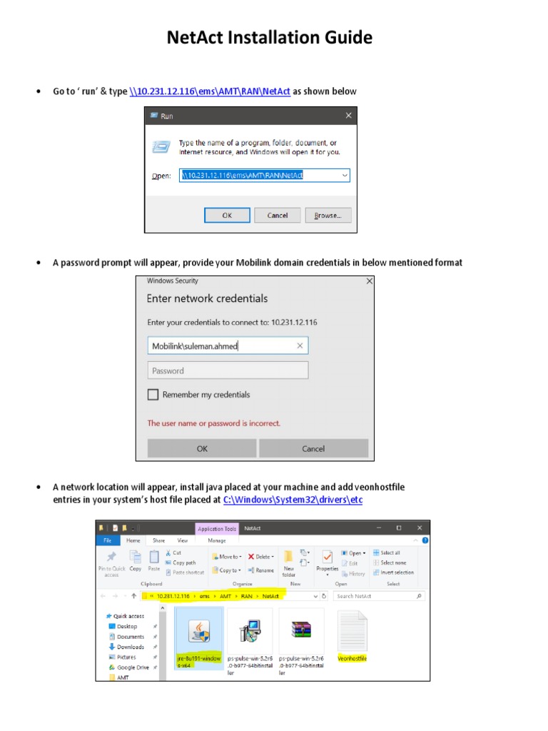 Nokia NetAct Installation Steps | PDF