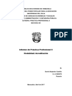 PPII - Informe de Pasantias (Universidad Del Zulia)