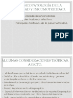 Tema 5 Psicología y Psicopatología de La Afectividad y Psicomotricidad