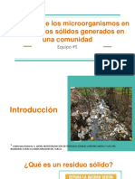 Microorganismo en Solidos Generados PDF