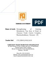 Tender Document: Chennai Trade Centre Complex, Nandambakkam, Chennai - 89