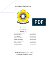 Diagnosa Komunitas: Fakultas Kedokteran Universitas Sriwijaya 2018