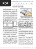 Structural Analysis of Aircraft Wing J Nose Panel Using Mono and Multi Core Composite Materials