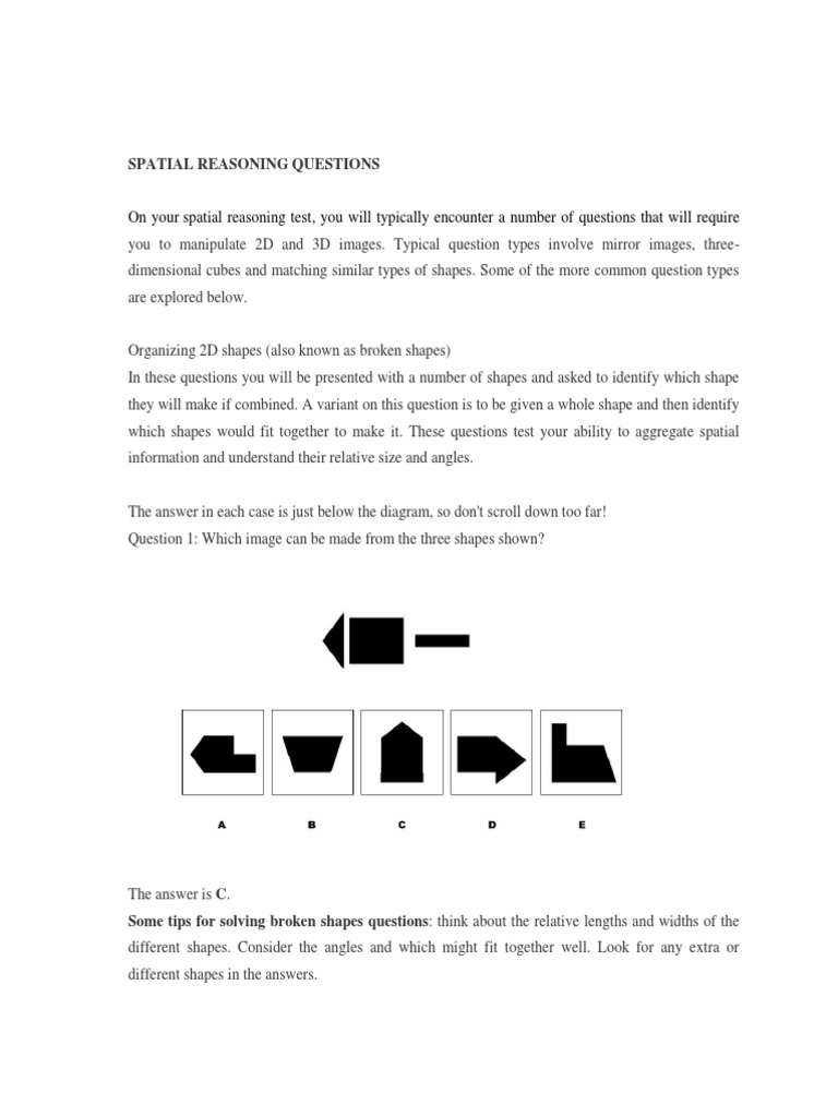 Verbal Ability Synonyms PDF Shape Understanding