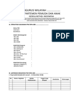 Format Laporan Rakerda PW