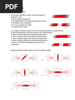 Chapter 10 Magnetism Multiple Choice1