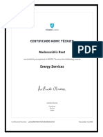 Energy Services Certification