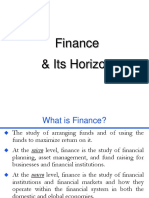 MBA Finance and Horizon