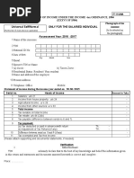 Salary-Personel Form It 11 Uma