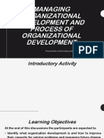 JACOBE Organizational Developmen Process. Jacobe