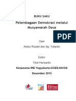 Buku Saku Pelembagaan Demokrasi Melalui Musdes PDF
