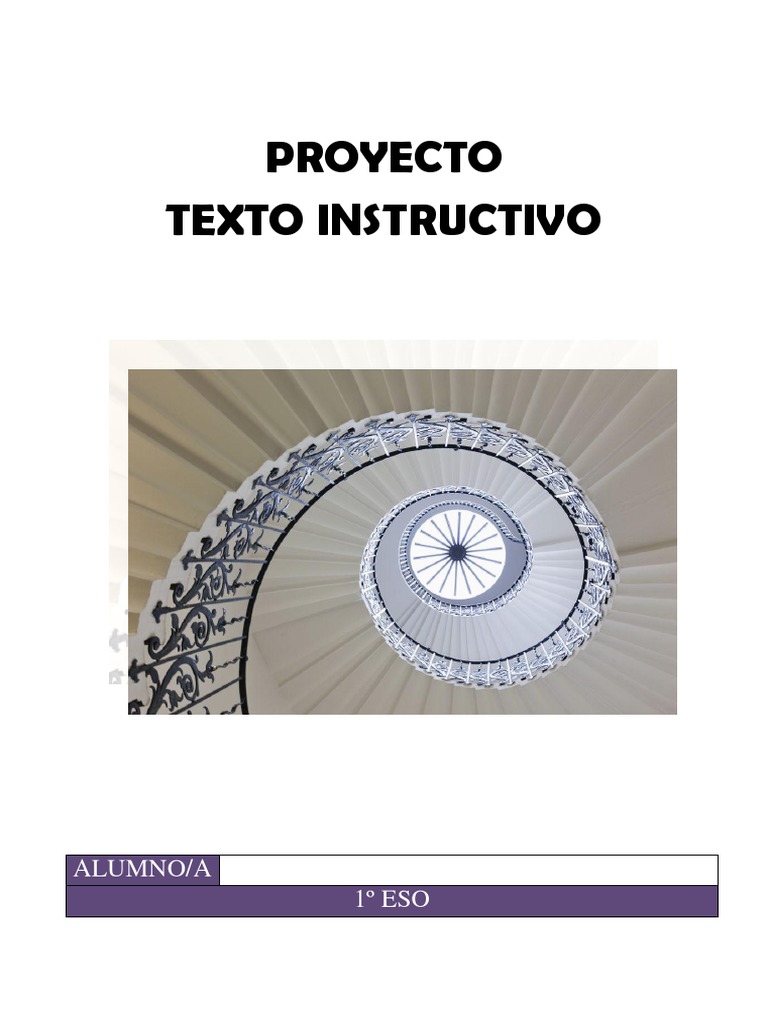 Instrucciones para textos instructivos | PDF | Artes del Lenguaje y ...