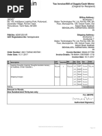 Tax Invoice/Bill of Supply/Cash Memo: (Original For Recipient)