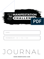 3 Day Challenge Journal