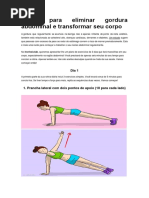Treino Para Eliminar Gordura Abdominal e