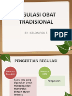 Regulasi Obat Tradisional