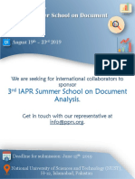 3 IAPR Summer School On Document Analysis