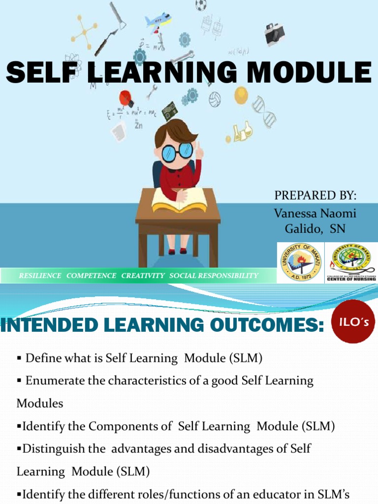 research title about self learning modules
