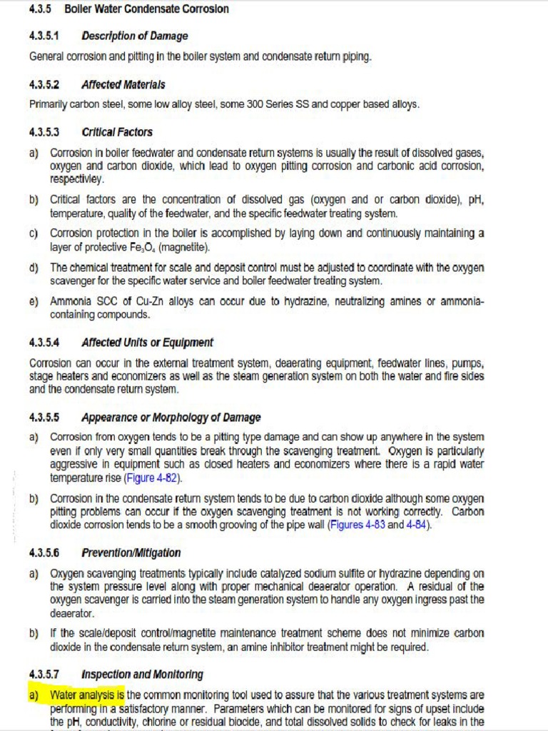 Boiler Water Condensate Corrosion PDF