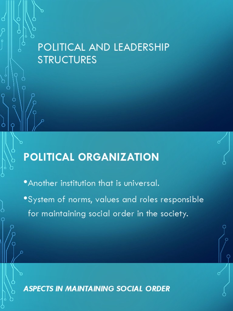 Political Structures and Social Order | PDF | Social Science
