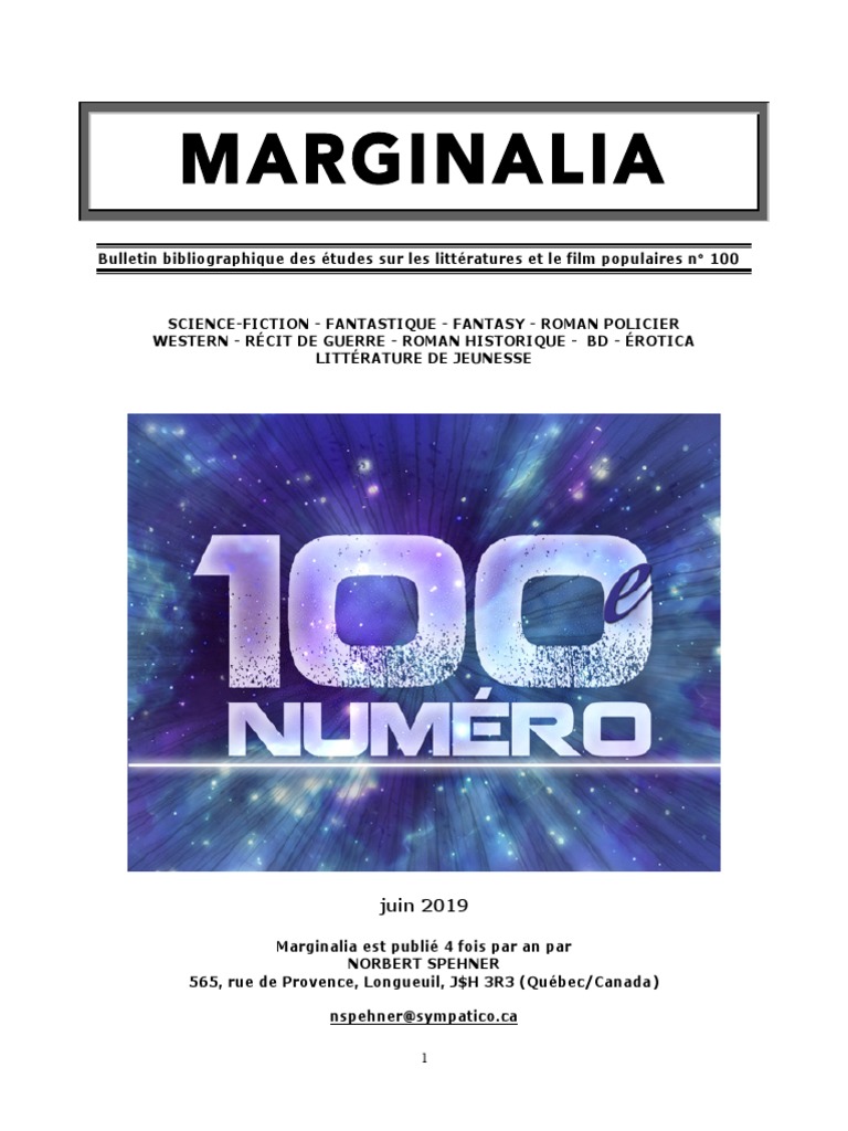 Marginalia 100, PDF, BD