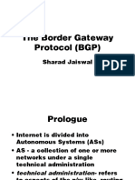 The Border Gateway Protocol (BGP) : Sharad Jaiswal